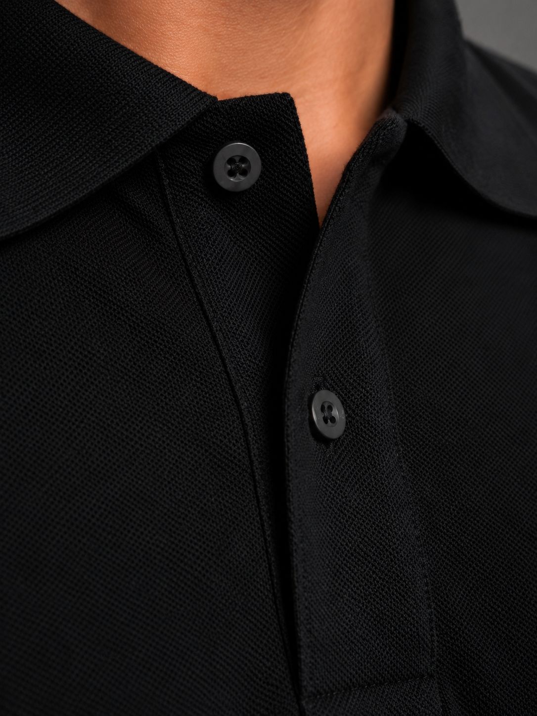 Raqy black polo-shirt