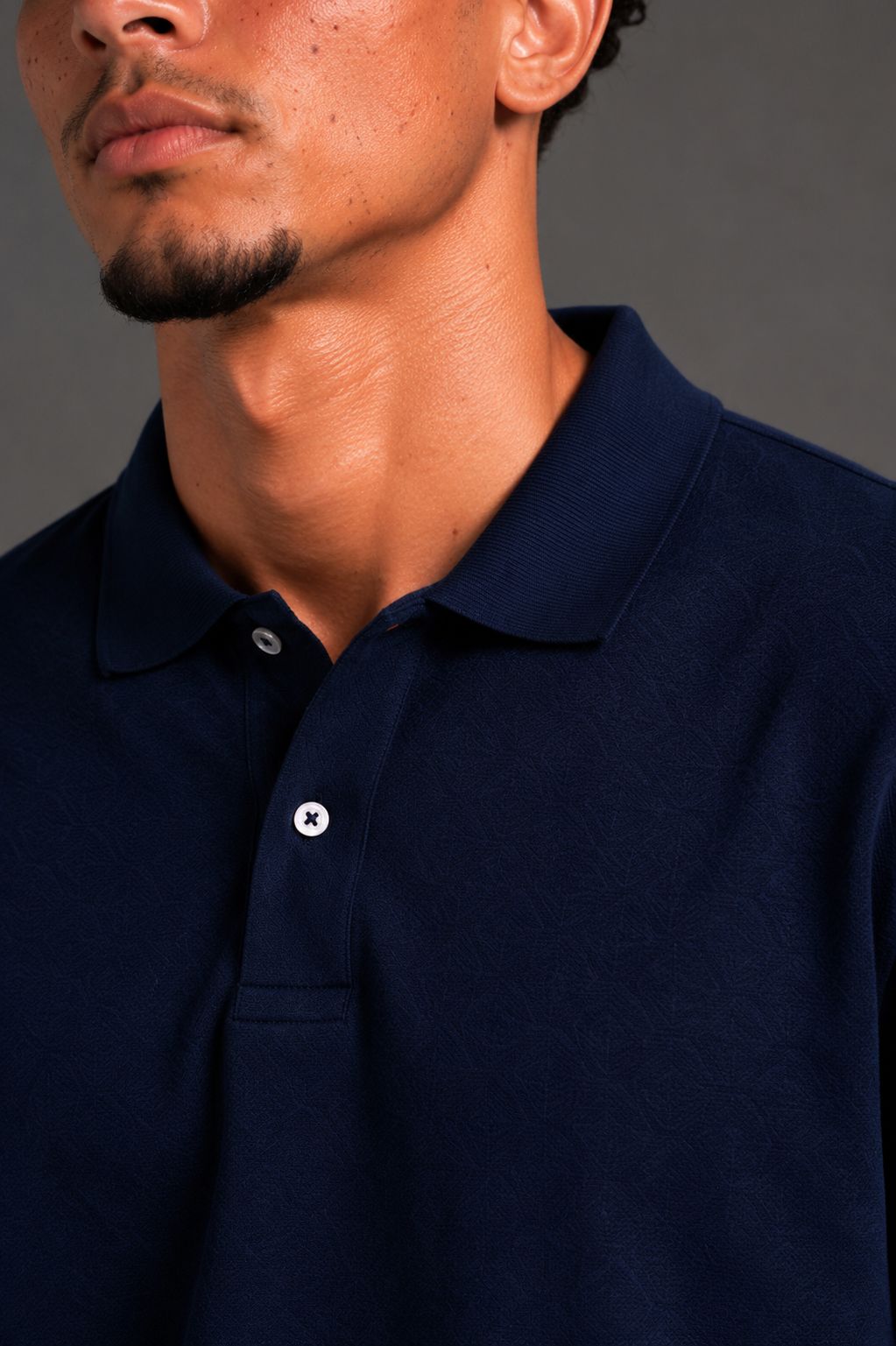 Raqy navy polo-shirt