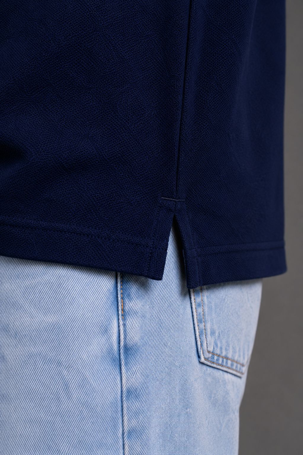 Raqy navy polo-shirt