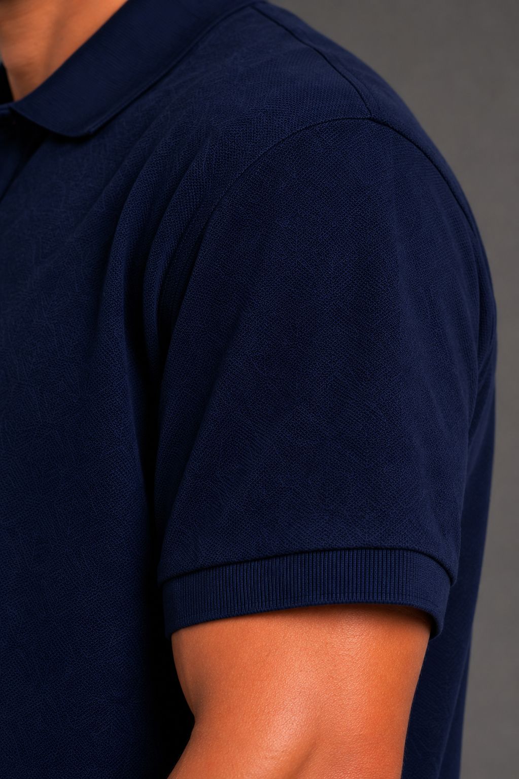 Raqy navy polo-shirt
